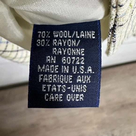 Vintage Burberrys Wool Blend Vest – Women’s Size 10 – Made in USA - Picture 6 of 7